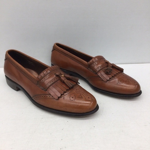 Allen Edmonds Bridgeton Leather USA Loafers 11 - Picture 1 of 5